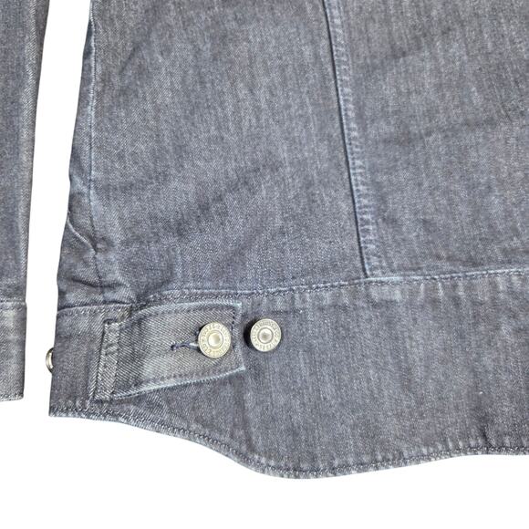 Levis Commuter Pro Denim Men's Trucker Jacket Indigo Blue Men’s XL Vented Hooded - Picture 7 of 16